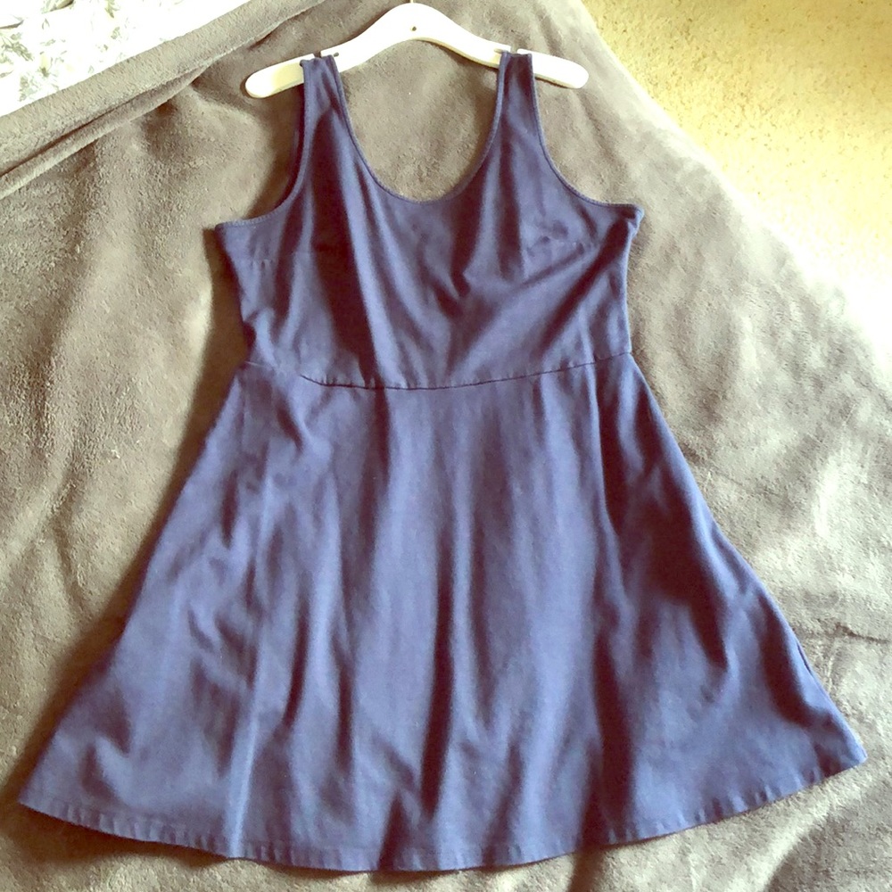 Navy Simple Dress